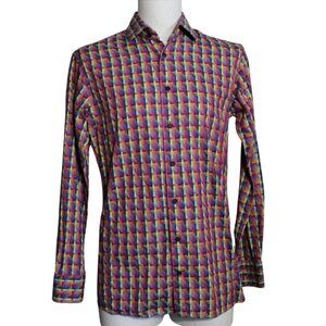 Stefano Barbera SZ S Multicolour Men's Eqyptian Cotton Button Up Shirt